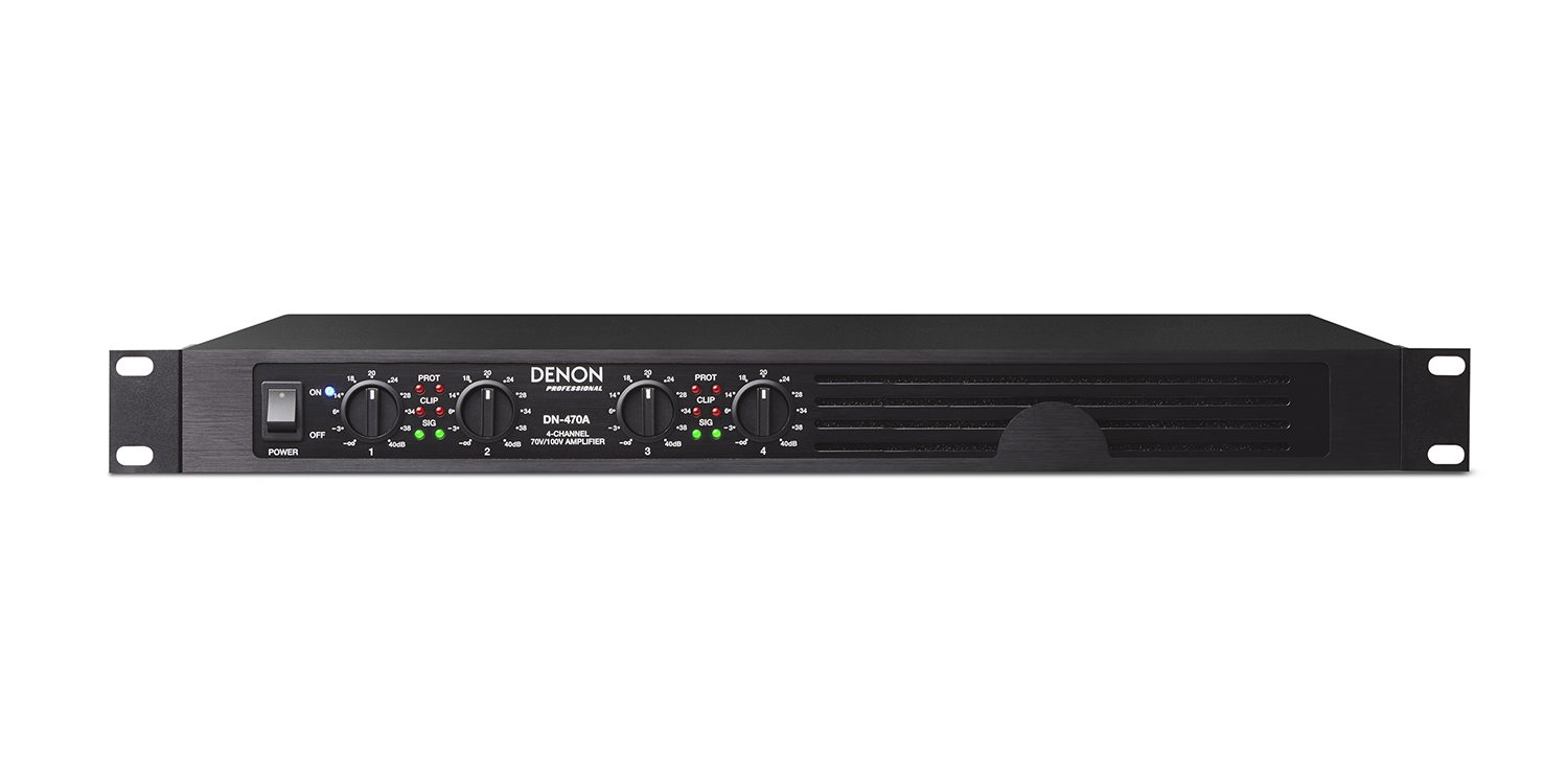DENON PRO DN-470A 4チャンネル パワーアンプ
