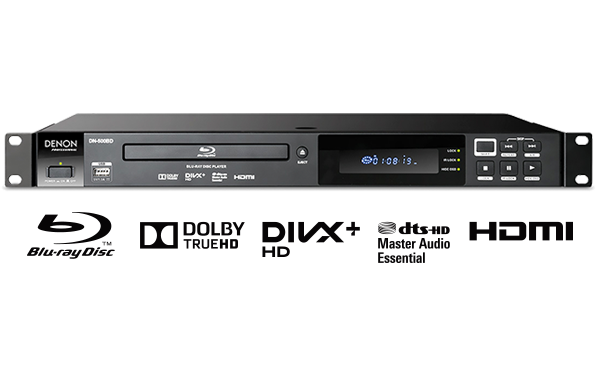 小売価格新品・ストア★ブルーレイ プレーヤー Denon Professional DVD/CD/SD/USB対応 フルHD対応 DN-500BD MKII 新品・未使用 ブルーレイプレーヤー